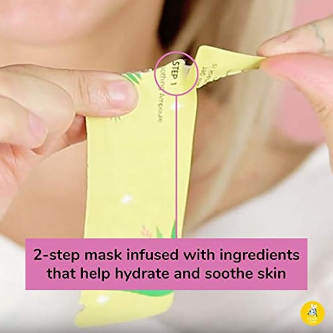 FACETORY GLOW BABY GLOW NIACINAMIDE AND CICA BRIGHTENING SHEET MASK - BRIGHTENING, CALMING, AND MOISTURIZING (PACK OF 5) - Image 2